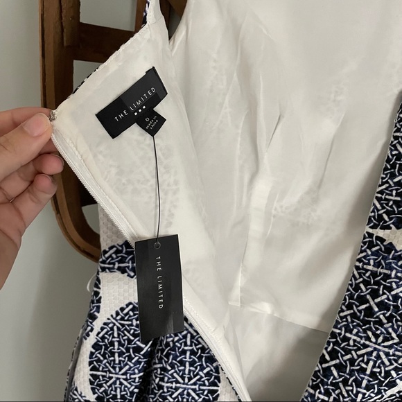 The Limited Blue and White Dress - Picture 8 of 10